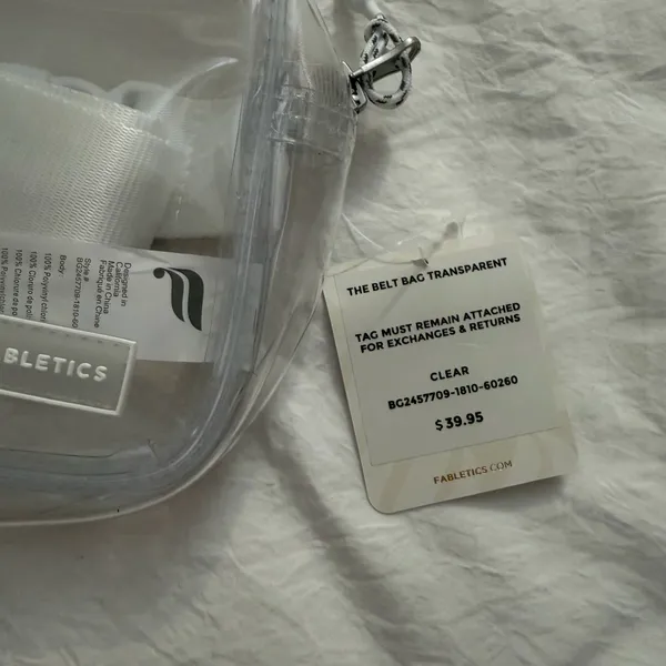 Fabletics belt bag transparent - Image 3