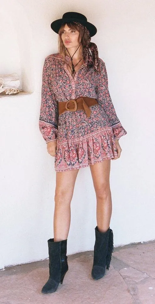 Spell & The Gypsy Collective Jasmine Playdress in Navy SPELL M - Image 2