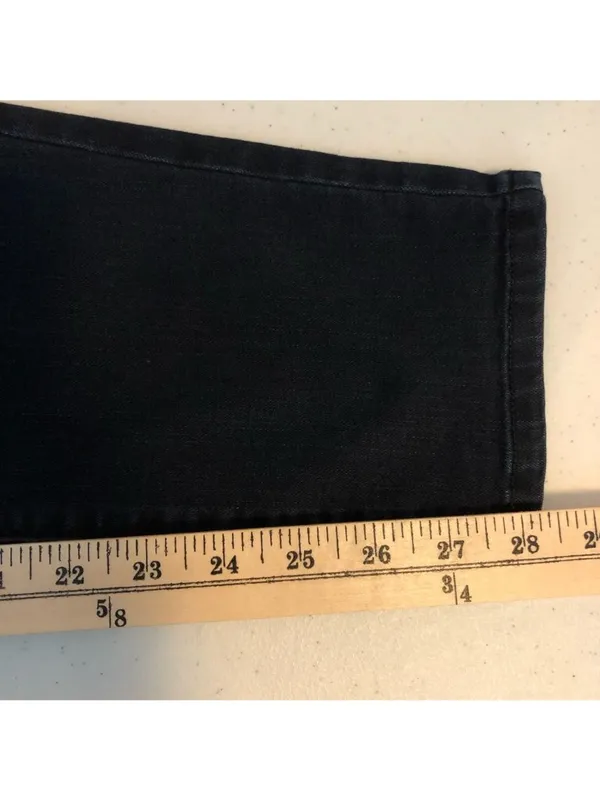Simply Vera Wang Womens Skinny Jeans Mid Rise Stretch Pockets Dark Wash Denim 8 - Image 5