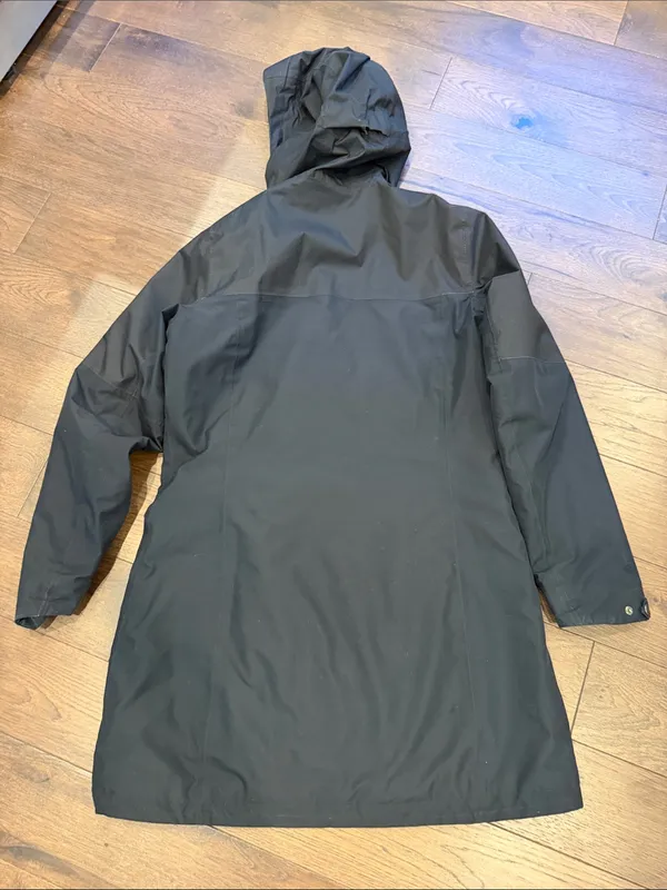 adidas Black Climaproof Hooded Parka Coat Size Medium - C11-679 - Image 11