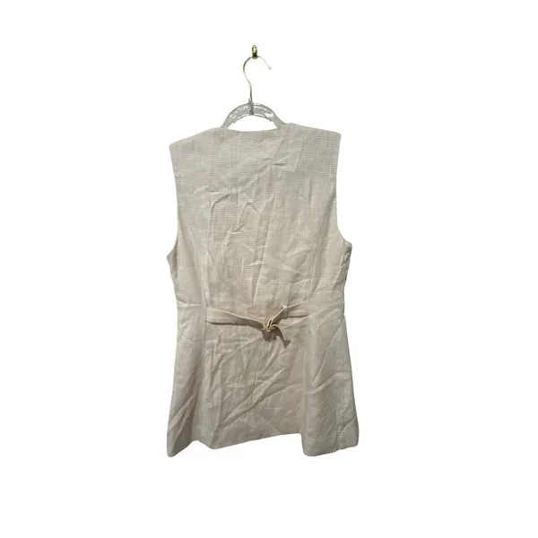 Bagatelle Longline Linen Blend Vest‎ Size Medium - Image 5