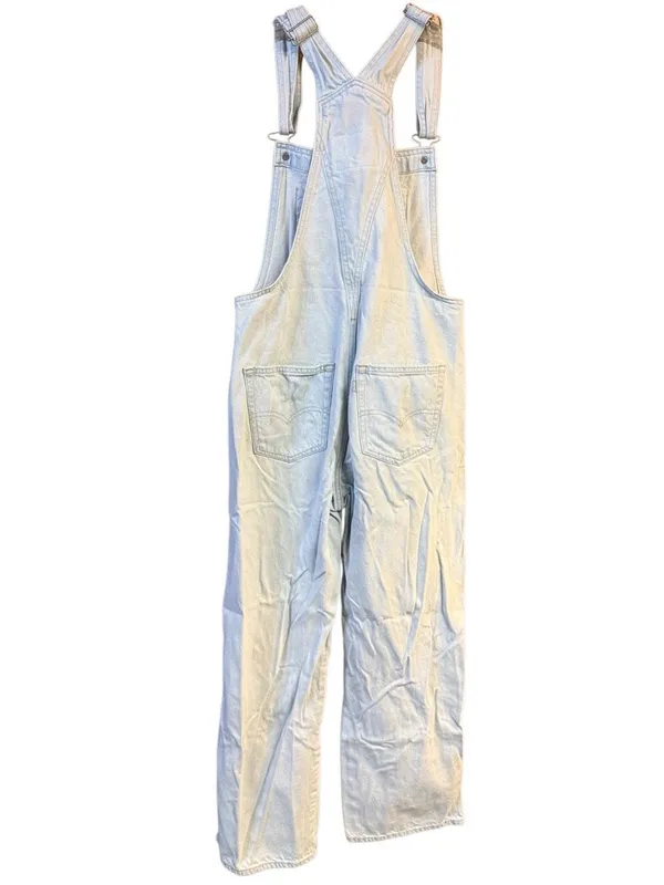 vintage Levi's SilverTab light-wash denim overalls/Loose Fit Sz S - Image 2