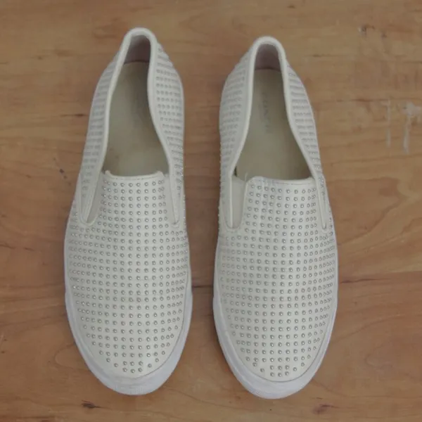 Ladies' Coach Maggie Studded Leather Slip on Shoes Size 8 - Image 9