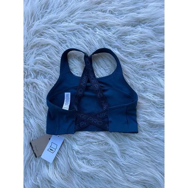 Nike Pro Swoosh Sports Bra Teal Blue Size Small DQ5252-460 - Image 8
