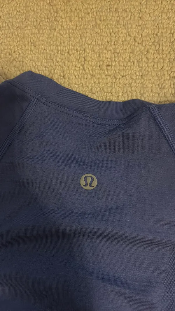 Blue Lululemon Swiftly Tech Short Sleeve - Image 3