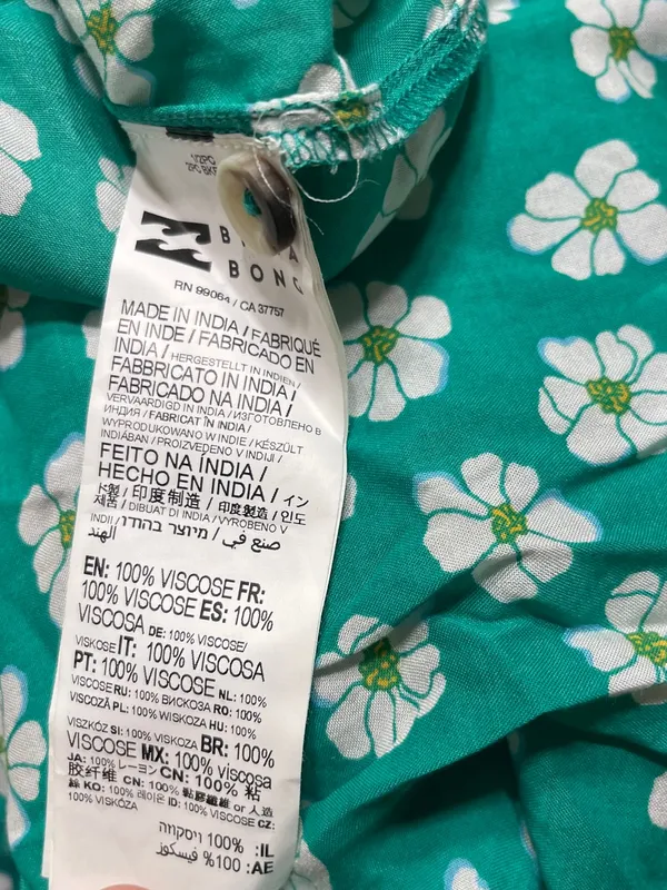 Billabong x Wrangler Floral Dress Size M - Image 6