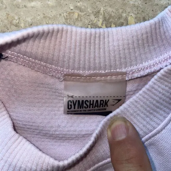 GymShark Sport Tank Top Shirt Size XS Pink‎ Gray - Image 2