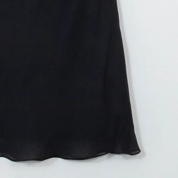 Ralph Ralph‎ Lauren Black Off Shoulder Smocked Midi Dress Womens Size Medium - Image 3