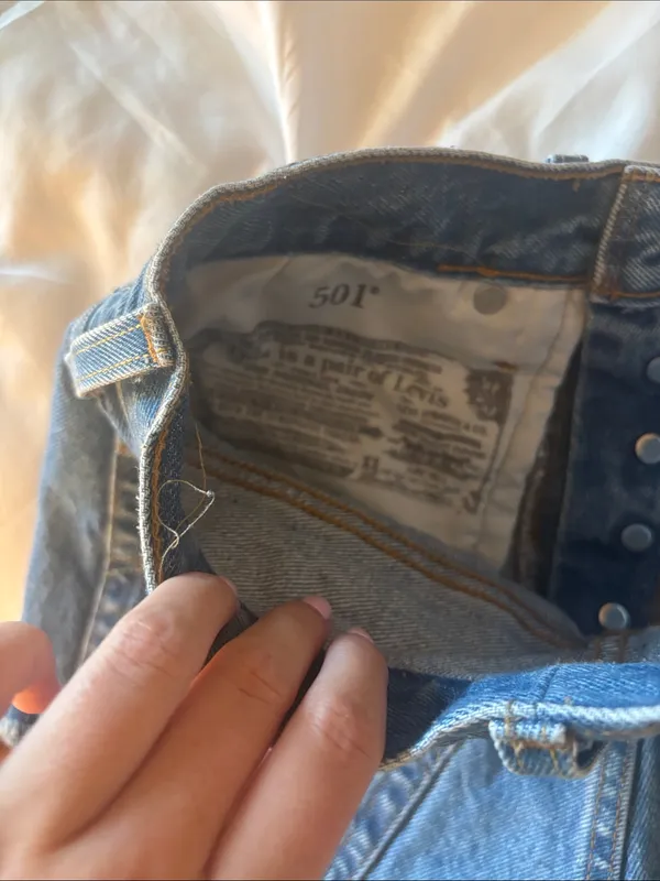 Levi's 501 High-Rise Blue Denim Cutoff Shorts - Image 5