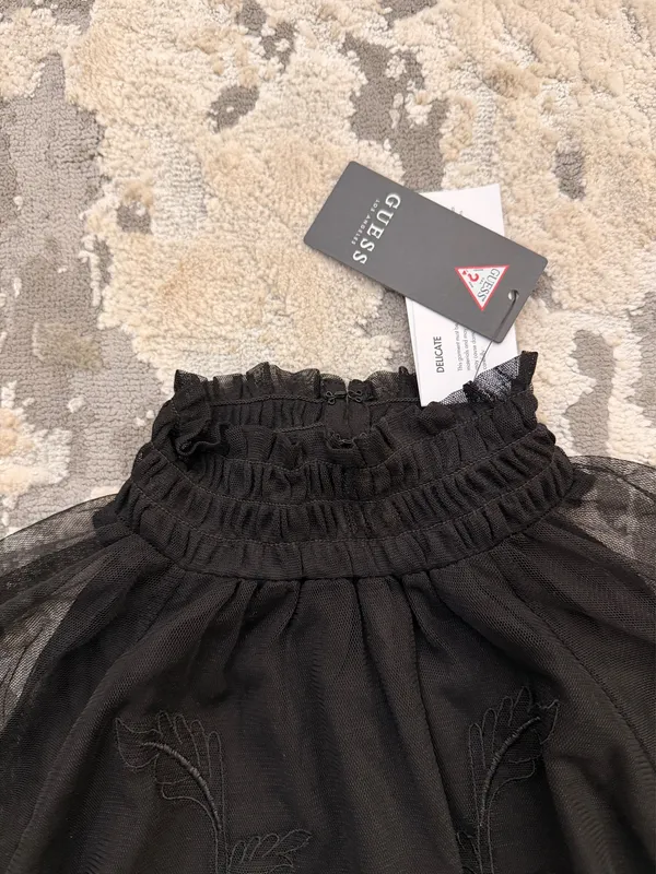 Guess Sheer Long Sleeve Top - Image 3