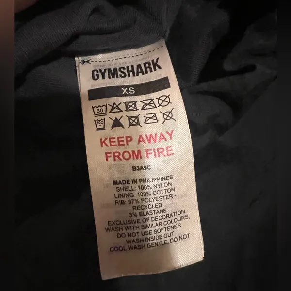 Gymshark‎ Retake Woman's Vest XS Relaxed Gorpcore Athleisure Black Zip - Image 5