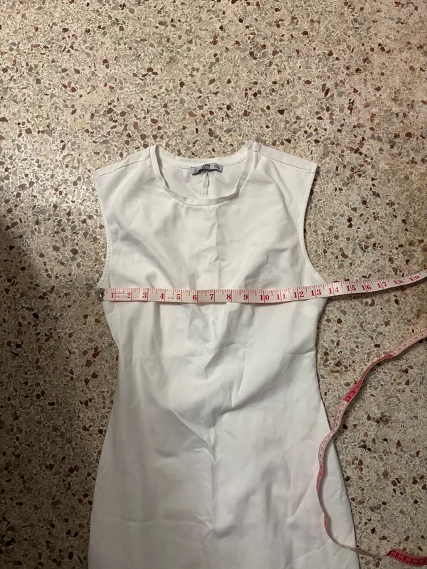 Zara white stretch dress - Image 5
