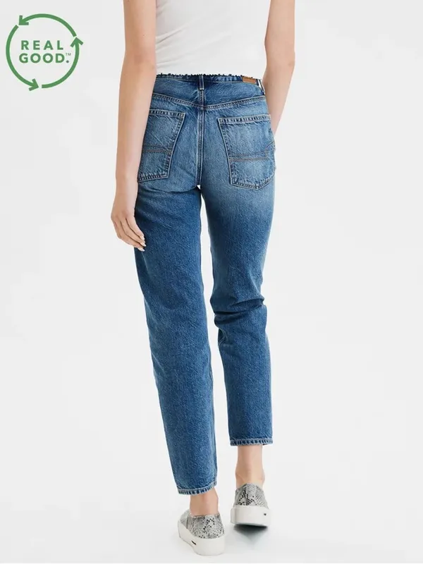 American Eagle 90s Boyfriend Jeans Size 4 Short - Image 2