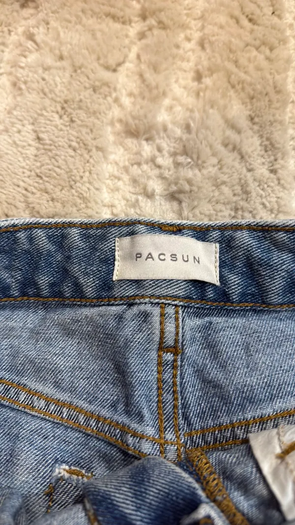 Pacsun High Rise Jean Shorts - Image 3