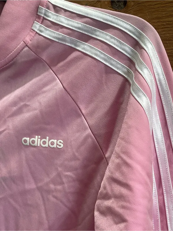 Adidas Dzzle track jacket EC9900 true pink/white tops Women Size M - Image 5