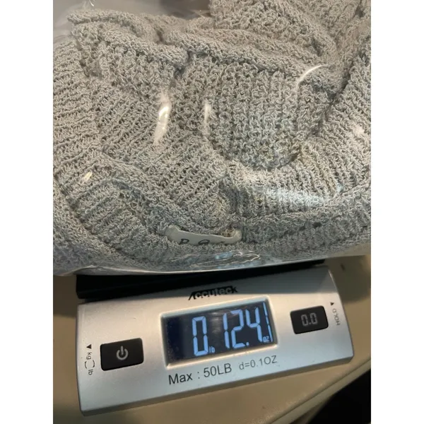 POL Textured Knit Sweater Womens M Gray Lightweight Drop Shoulder Exposed Hem - Image 7