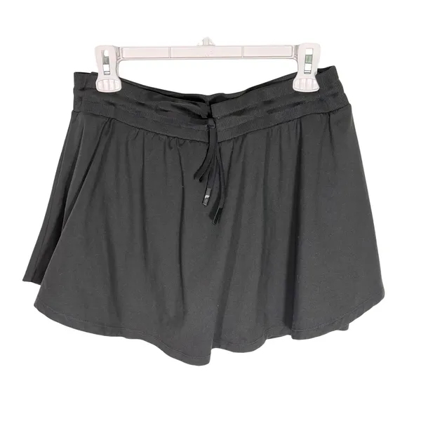 Fabletics Black Cloud‎ Jersey Flounce Skirt Skort with Pockets Womens Large XL - Image 4