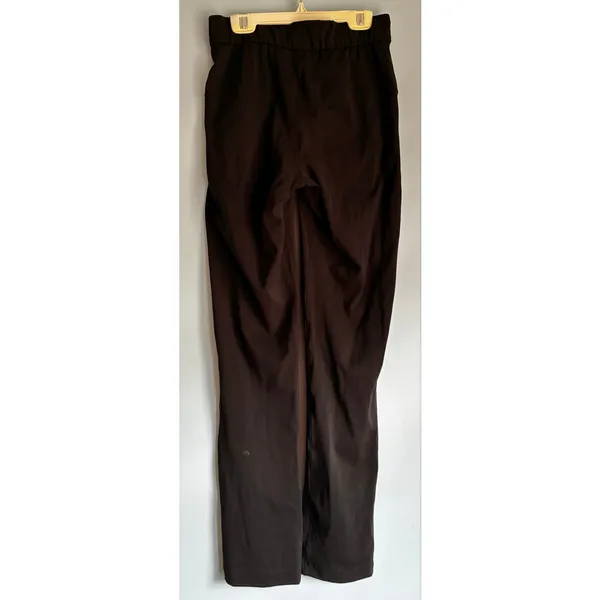 Lululemon Black Pants Size 2 Drawstring Travel Lounge Athletic NWOT - Image 2