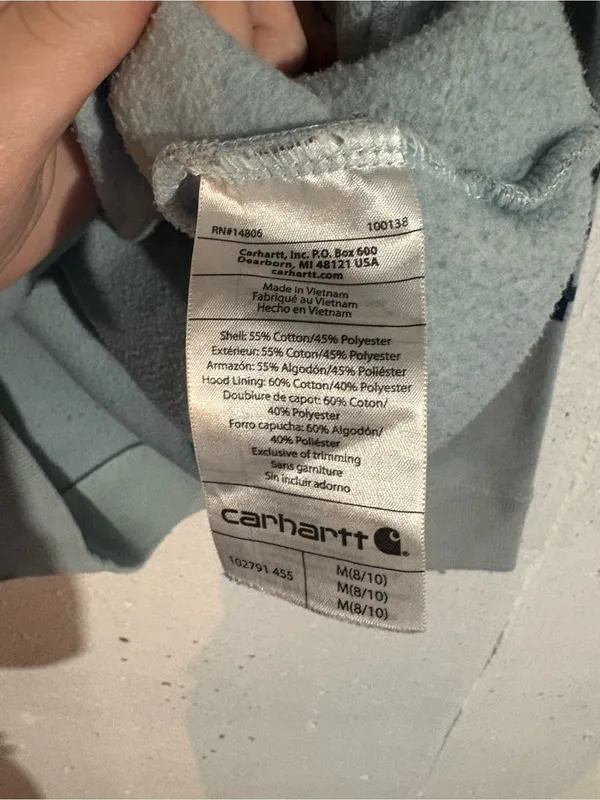 NWOT Carhartt Relaxed Fit Logo Sleeve Graphic Sweatshirt | Size: Medium - Image 5