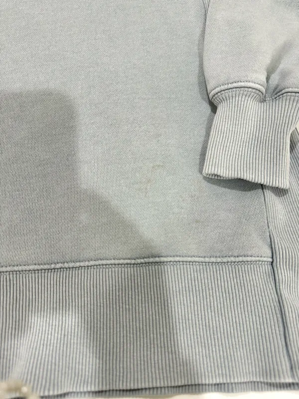 Aerie Oversized Slate Gray Blue Cozy Sweatshirt XS - Image 6