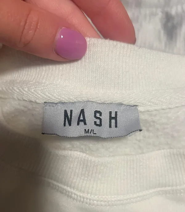 NASH Crew Neck Sweatshirt Size L - Image 4