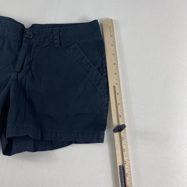 Columbia Shorts Womens 4‎ Black 4" Inseam Chino Cotton 30" Waist Hiking Ladies - Image 9