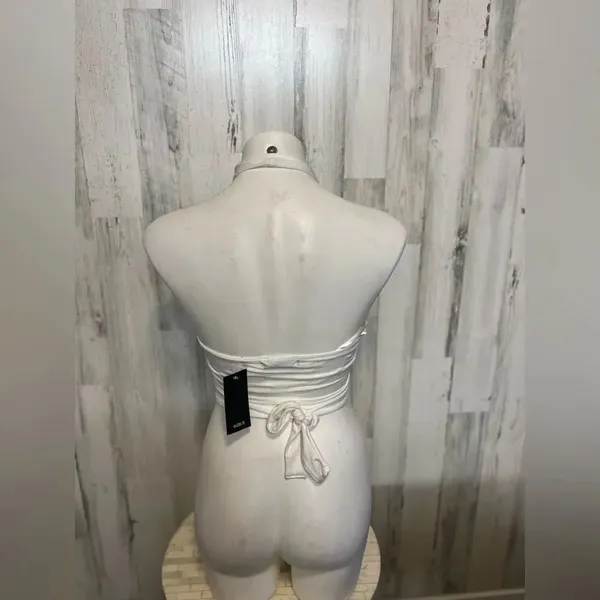 White crop top White - Image 2