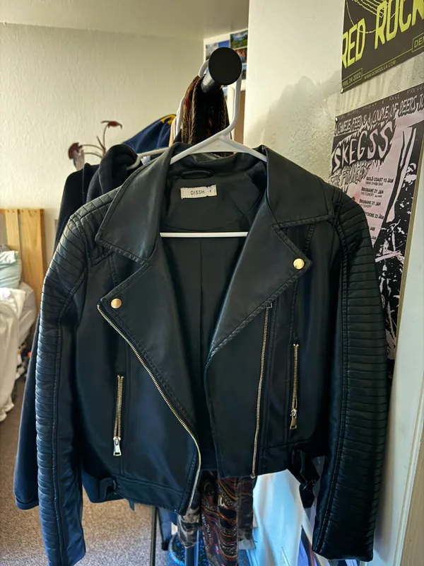 Dish Leather Jacket Black Size XXS - Image 2