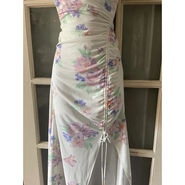 Zara Floral Ruched Dress‎ - Image 9