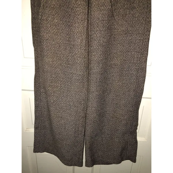 Soft Surroundings Women’s Tweed Business Casual Wide Leg Pants Size 4 - Image 3