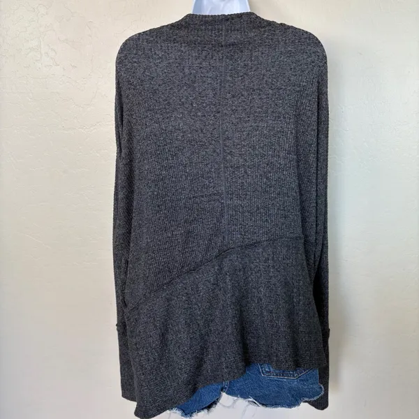 We The Free Gray Londowntown Hippie SM Boho Dolman Sleeve‎ Oversized Tunic Top - Image 4