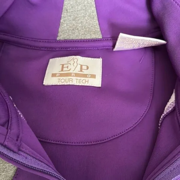 EP Pro Tour Tech Pullover Athletic Sweater Medium Purple - Image 4