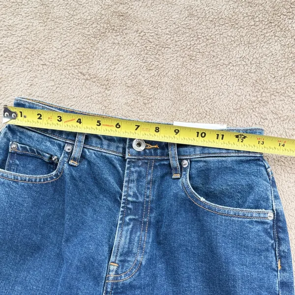 Everlane The 90s Forever Jean High Rise Straight Leg Blue Denim 26R NEW - Image 6