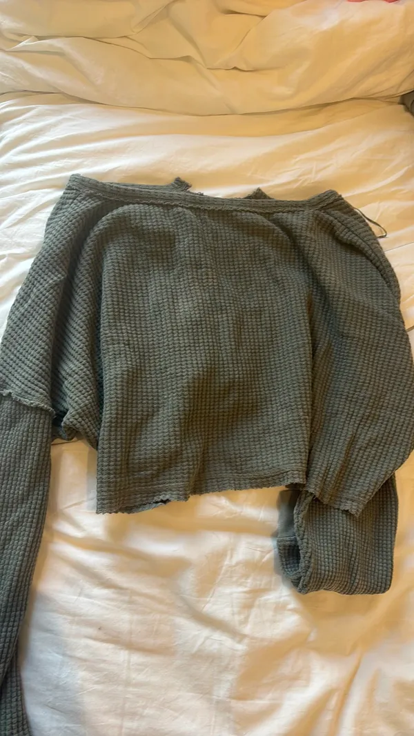 Altar'd State Top Long Sleeve Green - Image 3