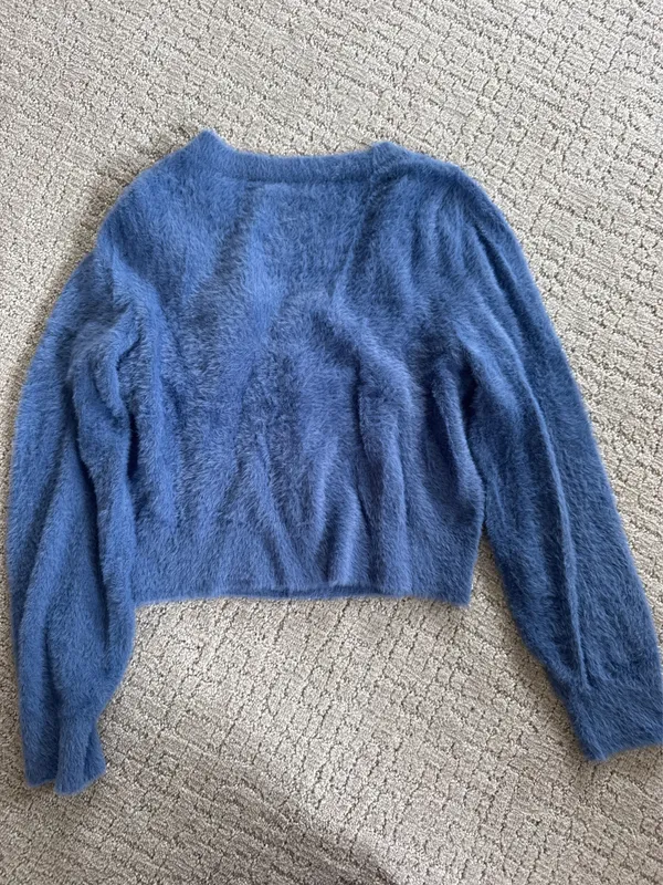 Aerie blue Button Up Fleece - Image 3