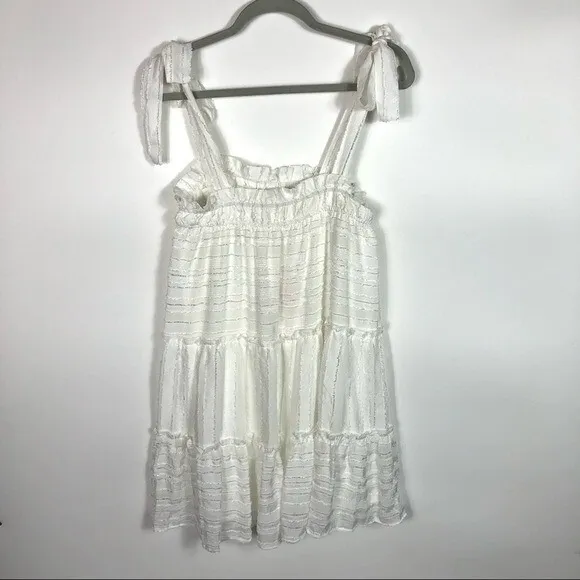 Anthropologie‎ Entro white dress women's small - Image 2