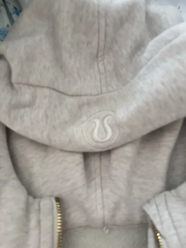 grey and gold half zip Gray Size M - Image 3