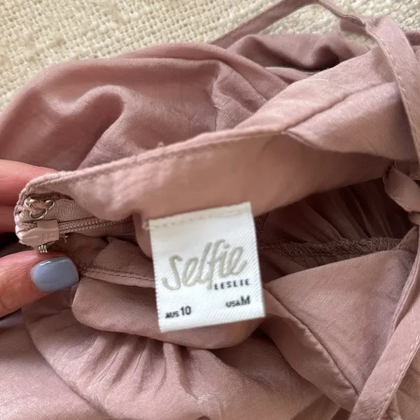 Selfie Leslie: ATHENA HIGH SPLIT MAXI DRESS MAUVE - Image 3