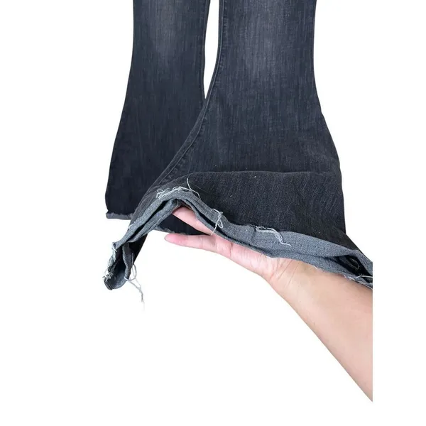 Free People We The Free Irreplaceable Flare Jeans Gray‎ Size 28 - Image 4