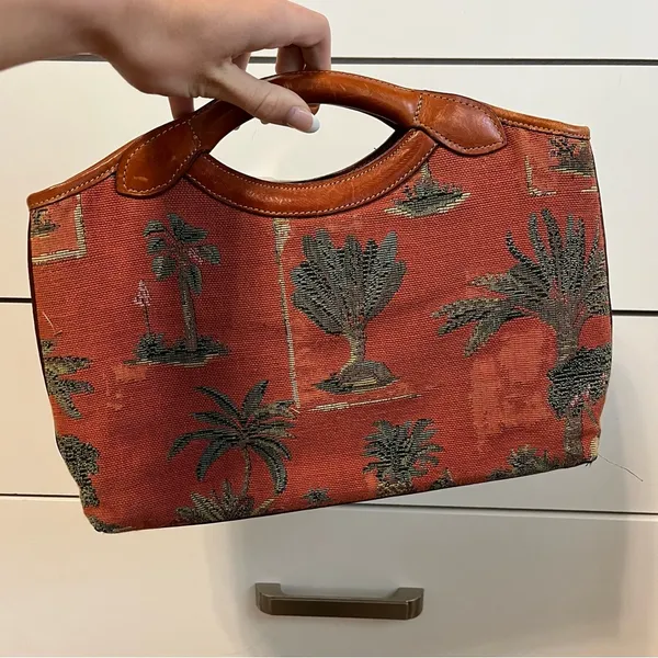 Tommy Bahama Palm Tree Tropical Purse - Image 2