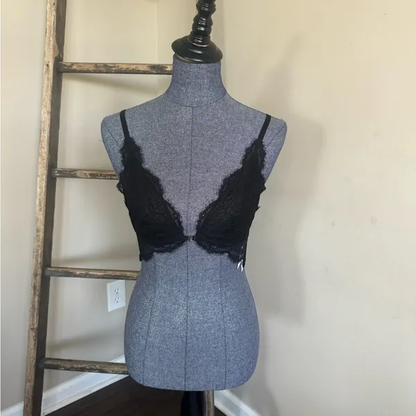 Free People NWT You're So Great Underwire Bra in Black - Image 10