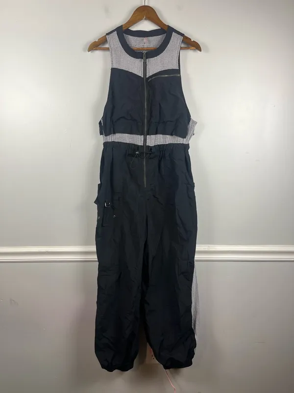 Free People Inhale Jumpsuit Womens Cargo Utility One Piece FP Movement large - Image 2