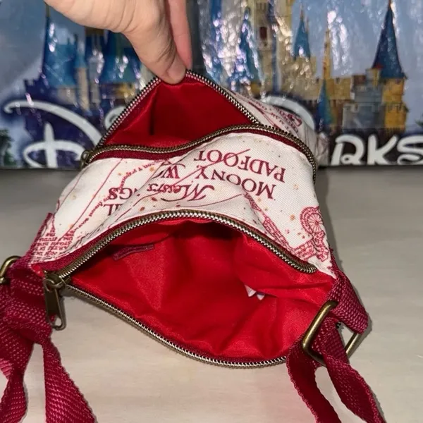 Harry Potter Loungefly the marauders map passport crossbody bag - Image 3