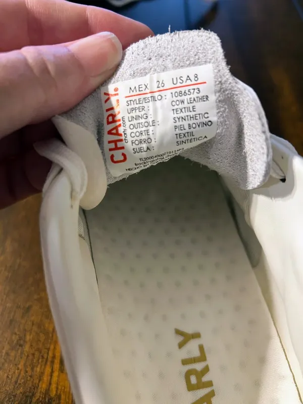Charly Legendario 2.0 LT FG White Leather Soccer Cleats Men’s Size 8 NWT - Image 5