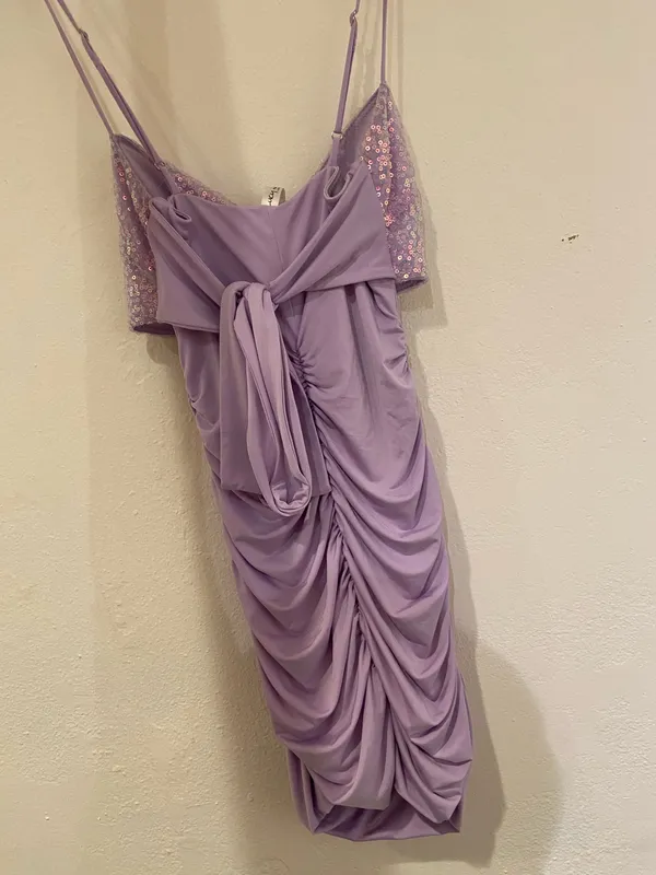 Lucy in the sky purple bodycon dress - Image 4