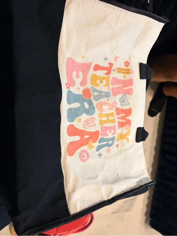In My Teacher Era Tote Bag White - Image 3