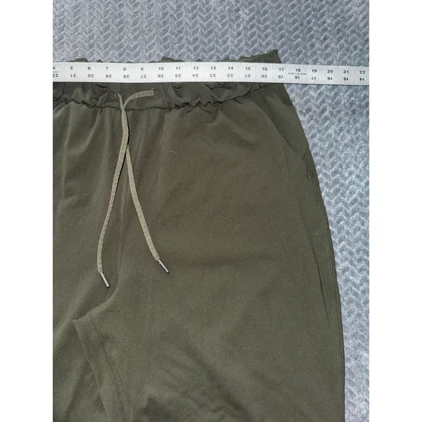 Lululemon Women's‎ Jogger Pants On The Fly Luxtreme Dark Olive Green Size 14 - Image 8
