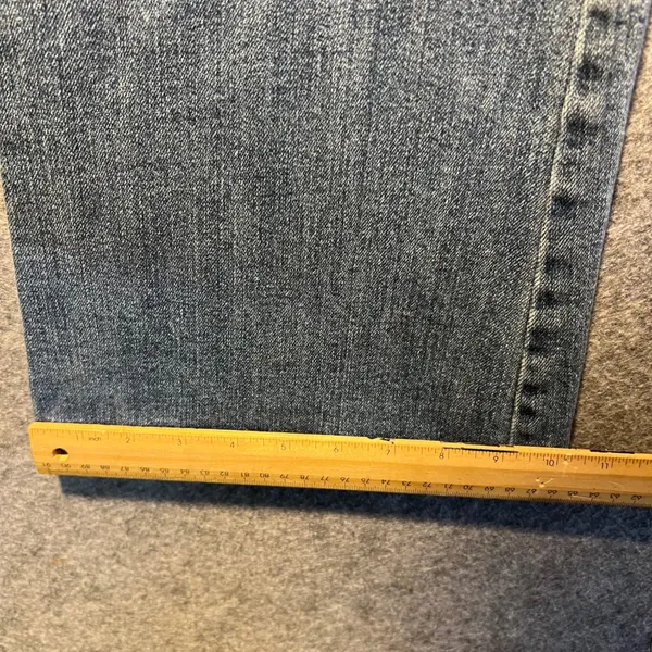 Y2K SO Wear It Declare It Bootcut Jeans‎ Blue Medium Wash Flap Pocket Size 15 - Image 4