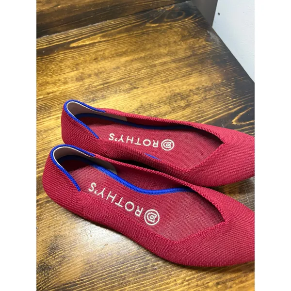 Rothy’s Red‎ Pointed Toe Flats Size 6 - Image 5