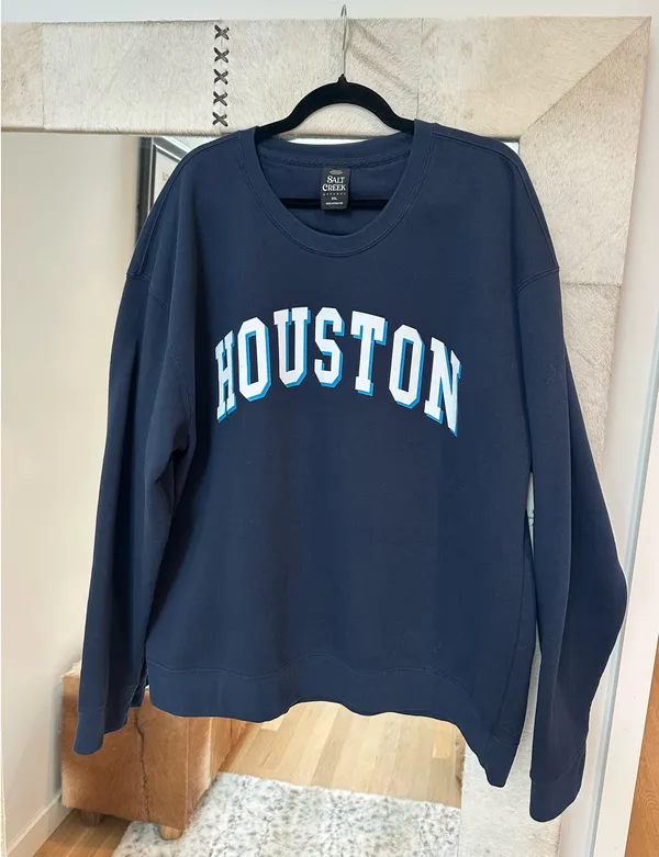Houston Graphic Sweatshirt Blue Size XXL - Image 3